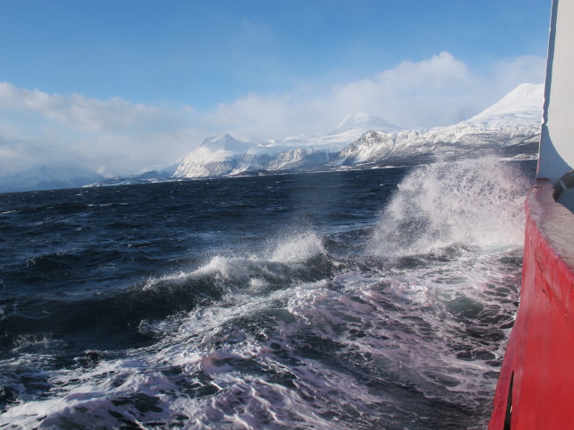 Polargirl im Lyngsfjord (27. März)