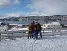 Erhard, Martina, ich und Axel in Tromsdalen (23. März)