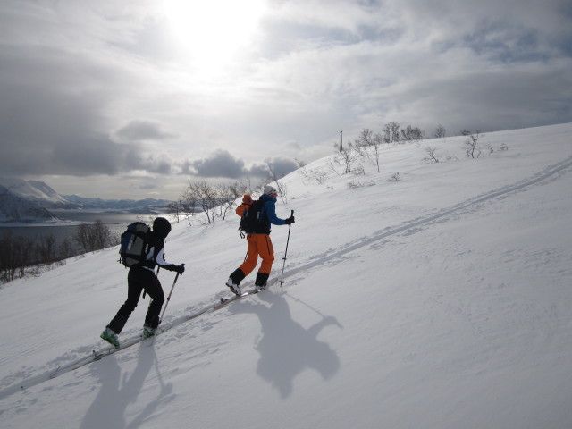 Axel und Ulrich zwischen Akkarvik und Trolltinden