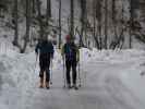 David und Andreas im Kaltenbachgraben