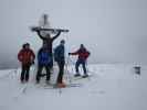 Othmar, ich, Andreas, David und Claudia am Stuhleck, 1.782 m