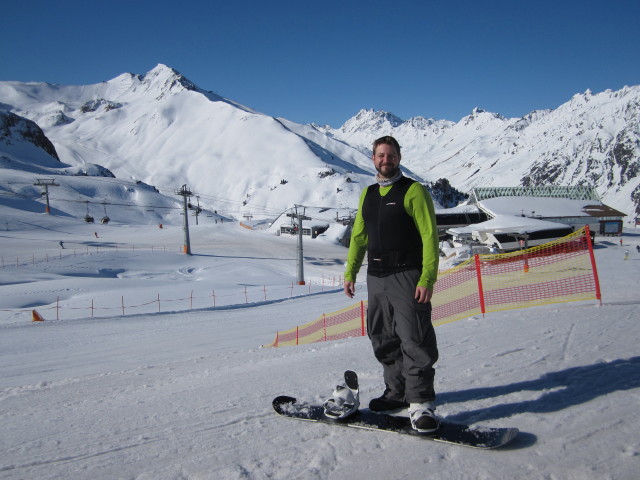 Markus auf der Idalpe (15. Apr.)