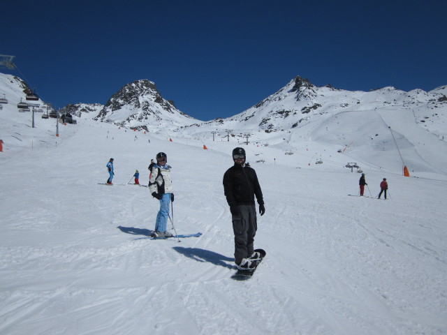 Mama und Markus auf der Piste 6 (15. Apr.)