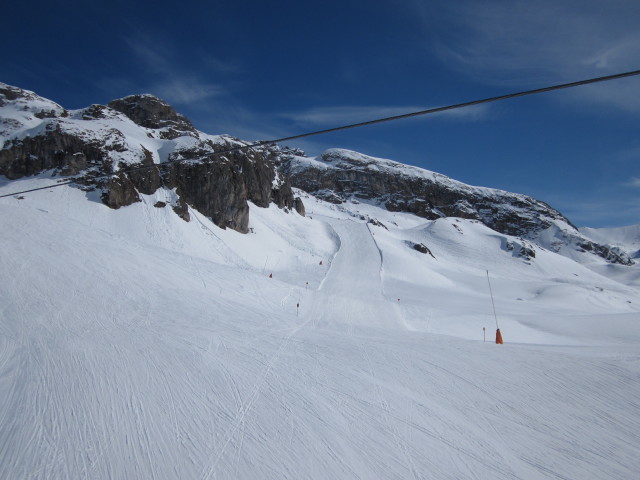 Piste 13 von der Idjochbahn aus (15. Apr.)