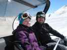 Kathrin und Markus in der Greitspitzbahn (13. Apr.)