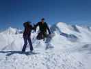 Kathrin und Markus am Inneren Viderjoch, 2.704 m (13. Apr.)