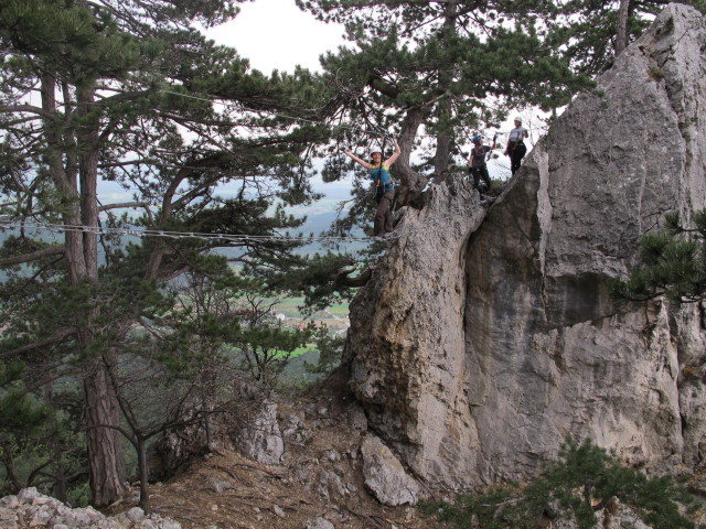 Romana auf der Seilbr&uuml;cke
