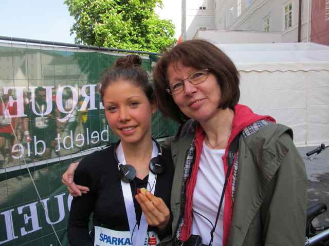 Daniela und ? am Residenzplatz