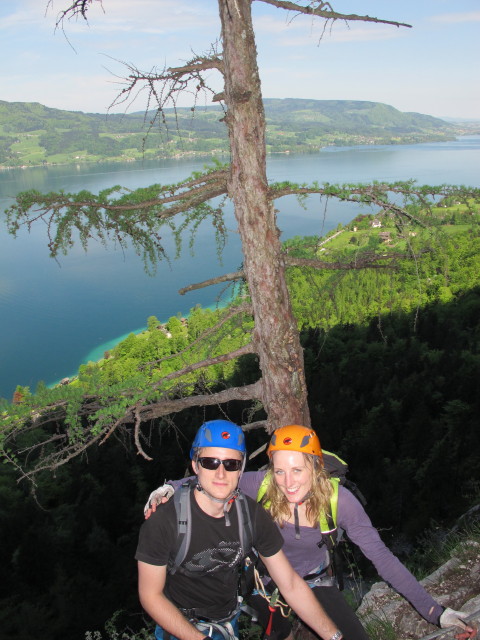 Christian und Sabrina am Ende des Abschnitts 'Auf geht's'