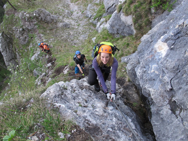 Christian und Sabrina im Abschnitt 'Schlucht'