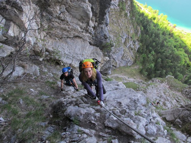 Christian und Sabrina im Abschnitt 'Grotte'