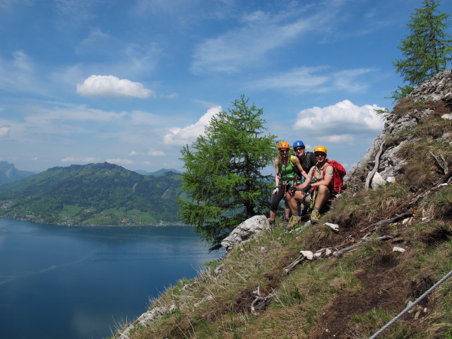 Sabrina, Christian und ich im Abschnitt 'Baumliege'