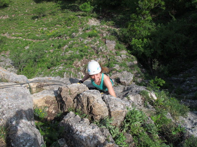 Romana am Ganghofer-Klettersteig