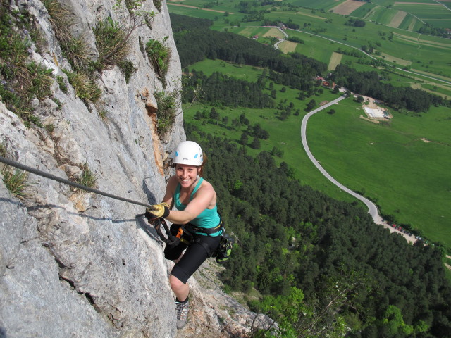 Romana am HTL-Klettersteig