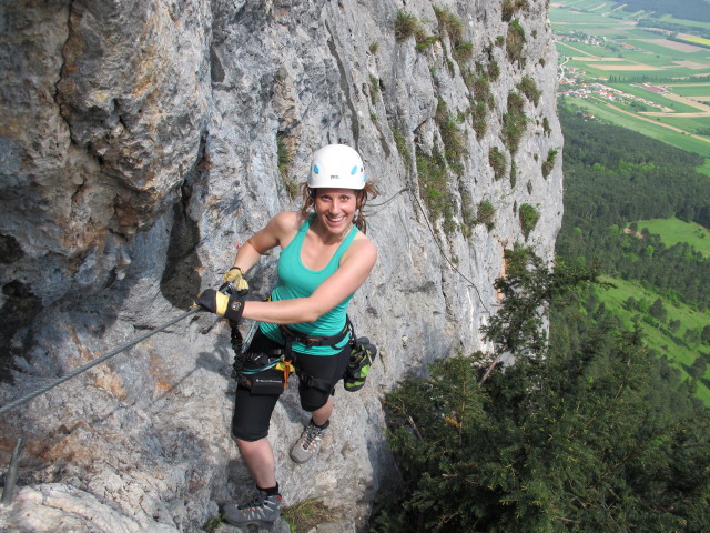 Romana am HTL-Klettersteig