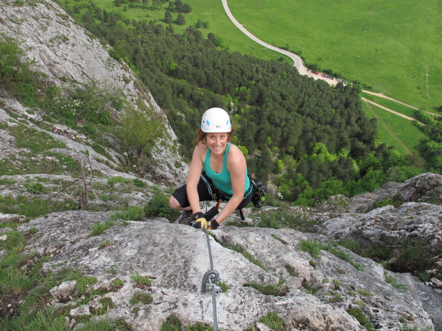 Romana am HTL-Klettersteig