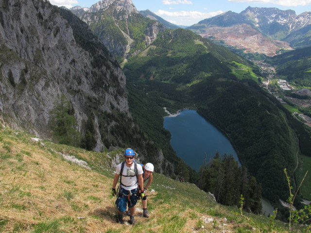 Kaiser-Franz-Joseph-Klettersteig: Christian und Romana am Ochsenbrand (18. Mai)