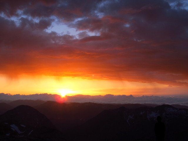 vom Schiestlhaus Richtung Nordwesten (19. Mai)