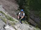 Kaiser-Franz-Joseph-Klettersteig: Christian beim Rastplatz 'Erzbergblick' (18. Mai)