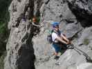 Kaiser-Franz-Joseph-Klettersteig: Sabrina und Christian zwischen Kaiserstiege und Rastplatz 'Schwalbennest' (18. Mai)