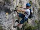 Kaiser-Franz-Joseph-Klettersteig: Christian beim Rastplatz 'Adlerhorst' (18. Mai)