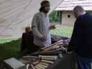 Geweih- und Knochenbearbeitung beim Steinzeitfest im Urgeschichtemuseum Asparn an der Zaya