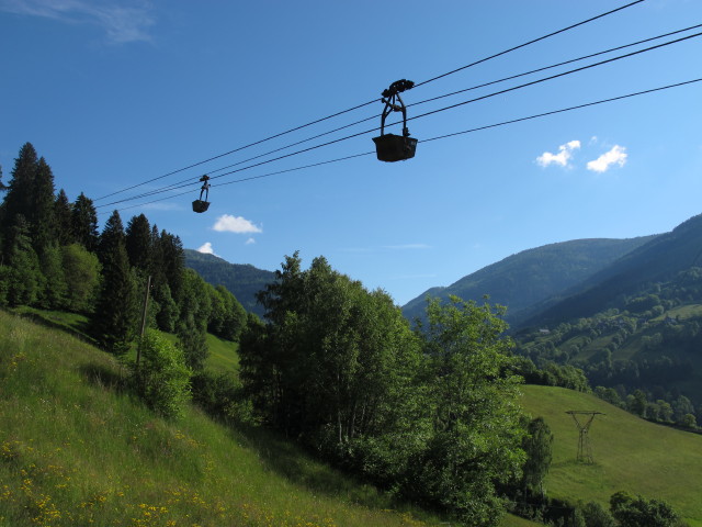 Materialseilbahn des Magnesitwerks Radenthein (8. Juni)