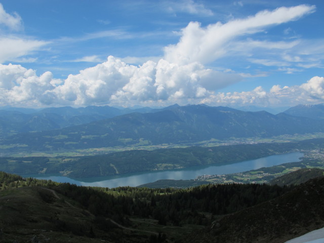 Millstätter See vom Lammersdorfer Berg aus (8. Juni)