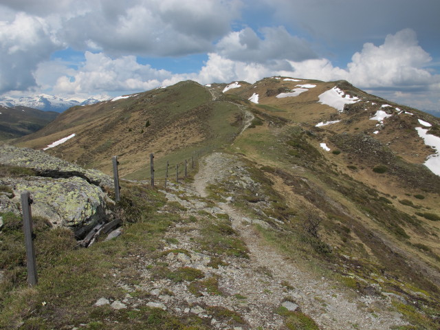 Kaisersteig-Variante zwischen Grünem Törl und Kamplnock (8. Juni)