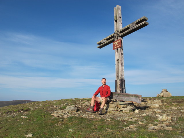 Ich am Rabenkofel, 2.059 m (9. Juni)