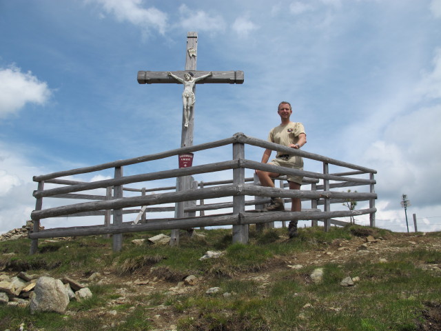 Ich am Tschierweger Nock, 2.010 m (9. Juni)