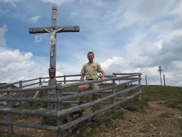 Ich am Tschierweger Nock, 2.010 m (9. Juni)