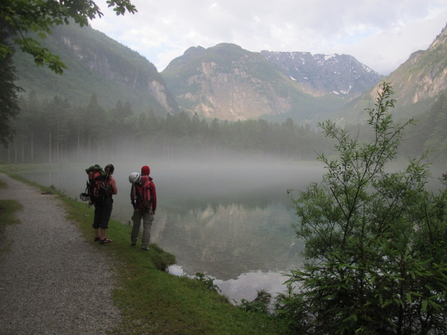 Gudrun und Christoph bei den Bluntauseen (15. Juni)