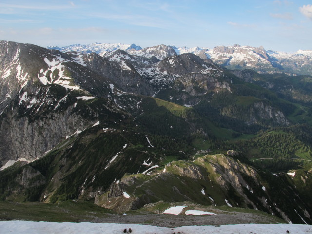 vom H&ouml;rnlbrett Richtung S&uuml;dwesten (16. Juni)
