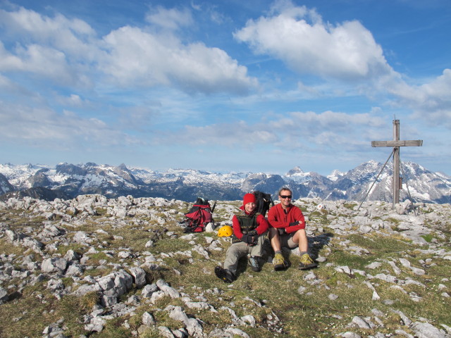 Christoph und ich am Hohen Brett, 2.338 m (16. Juni)