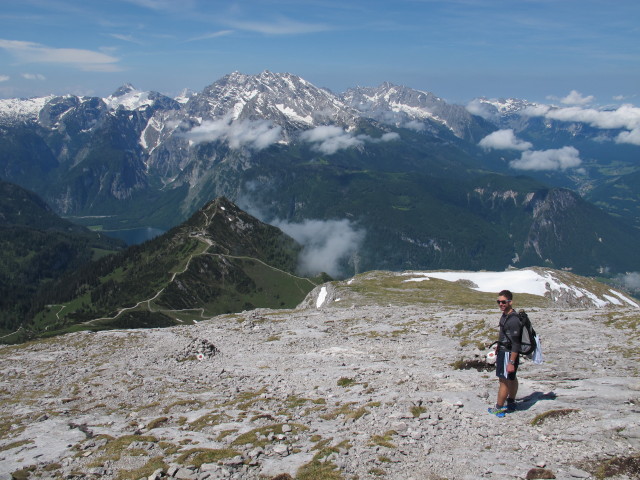 Jakob zwischen Hohem Brett und J&auml;gerkreuz (16. Juni)
