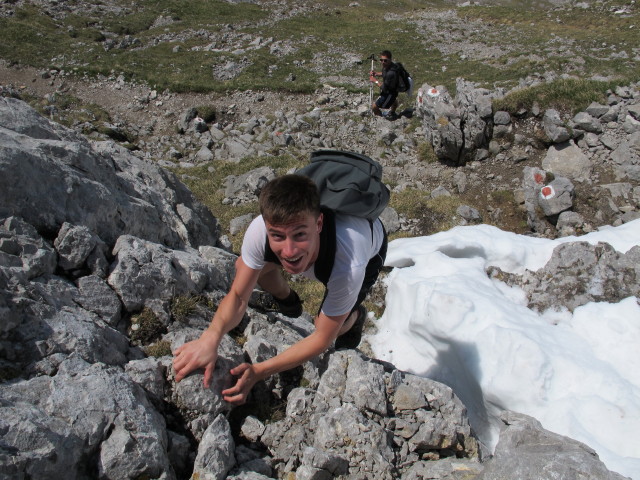 Lucas und Jakob am H&ouml;rndlbrett (16. Juni)