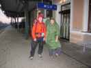 Christoph und Gudrun im Bahnhof Golling-Abtenau, 468 m (15. Juni)