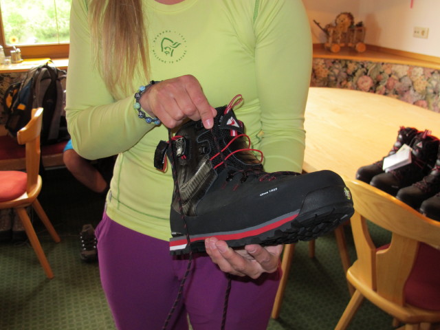 Marlene im Hotel T&uuml;rlwandh&uuml;tte, 1.692 m (21. Juni)