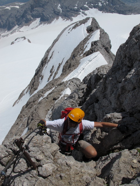 Schulter-Klettersteig: Ich (21. Juni)