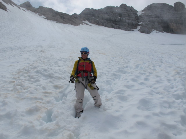 Marlies am Hallst&auml;tter Gletscher (21. Juni)