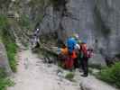 Hias-Klettersteig: beim Einstieg (22. Juni)