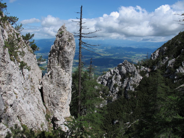 vom Walter Mory-Klettersteig Richtung Norden