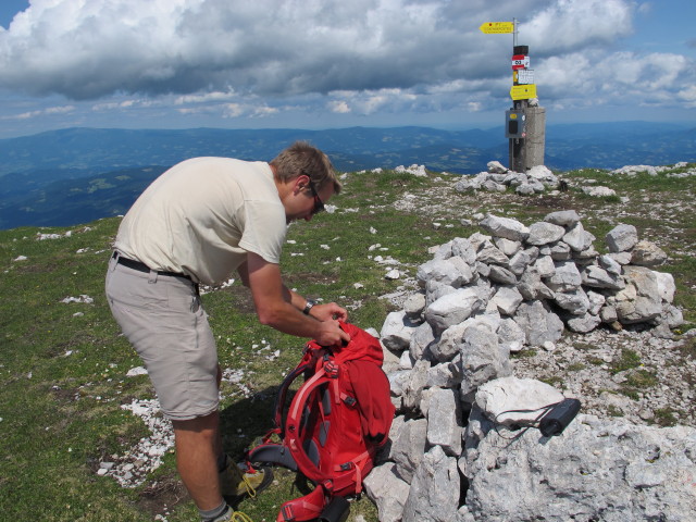 Ich auf der Feistritzer Spitze, 2.113 m