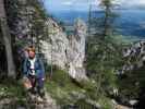 Walter Mory-Klettersteig: Erich im unteren Teil