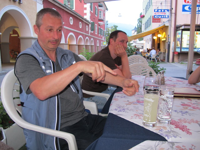 Erich und Werner im Adlerstüberl (8. Juli)