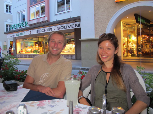 Ich und Daniela im Adlerstüberl (8. Juli)