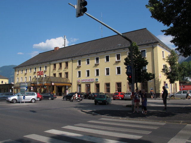 Bahnhof Lienz, 674 m (14. Juli)