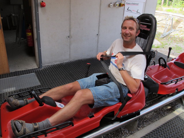 Ich in der Bergstation (6. Juli)