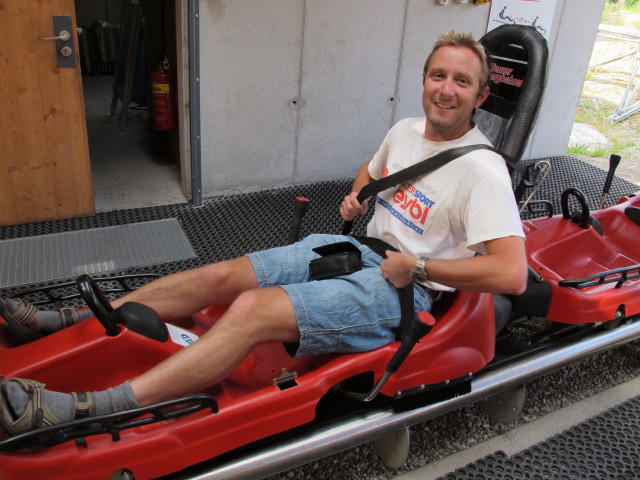 Ich in der Bergstation (6. Juli)